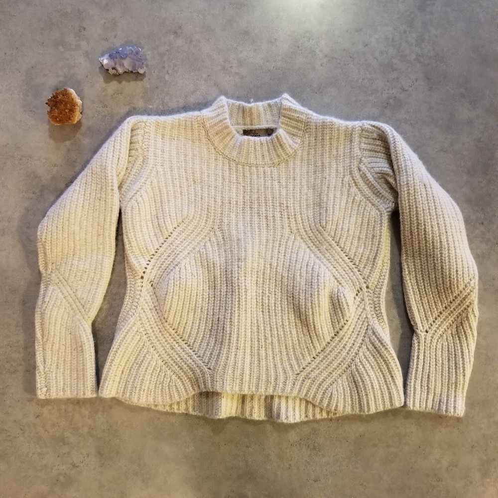 PrAna Chunky Cropped Lambswool Cedric Sweater, S